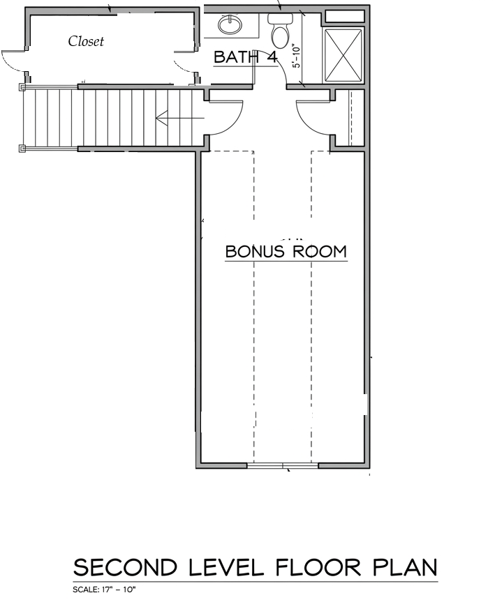 The Yellow Jasmine floor plan rendering two