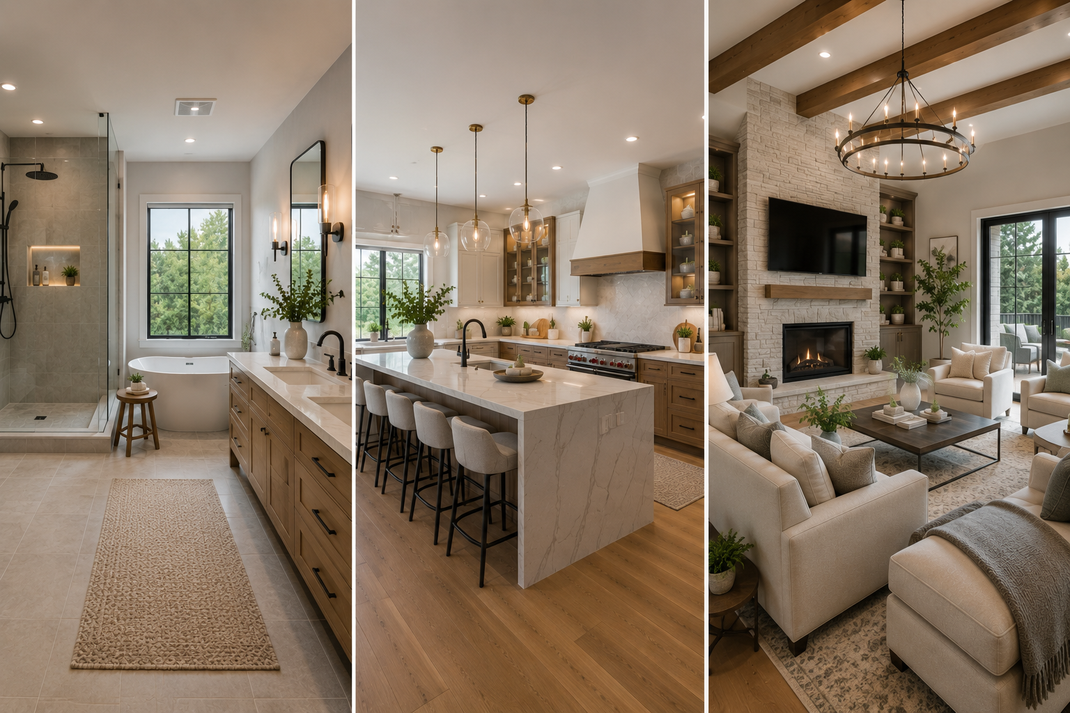 Quality kitchen and interior finishes